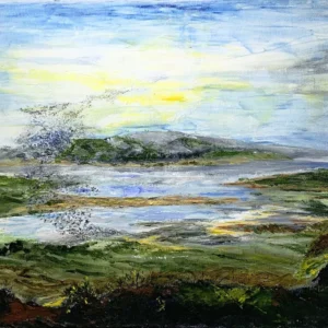 Dunlin Rising Original Painting by Virginia Griem