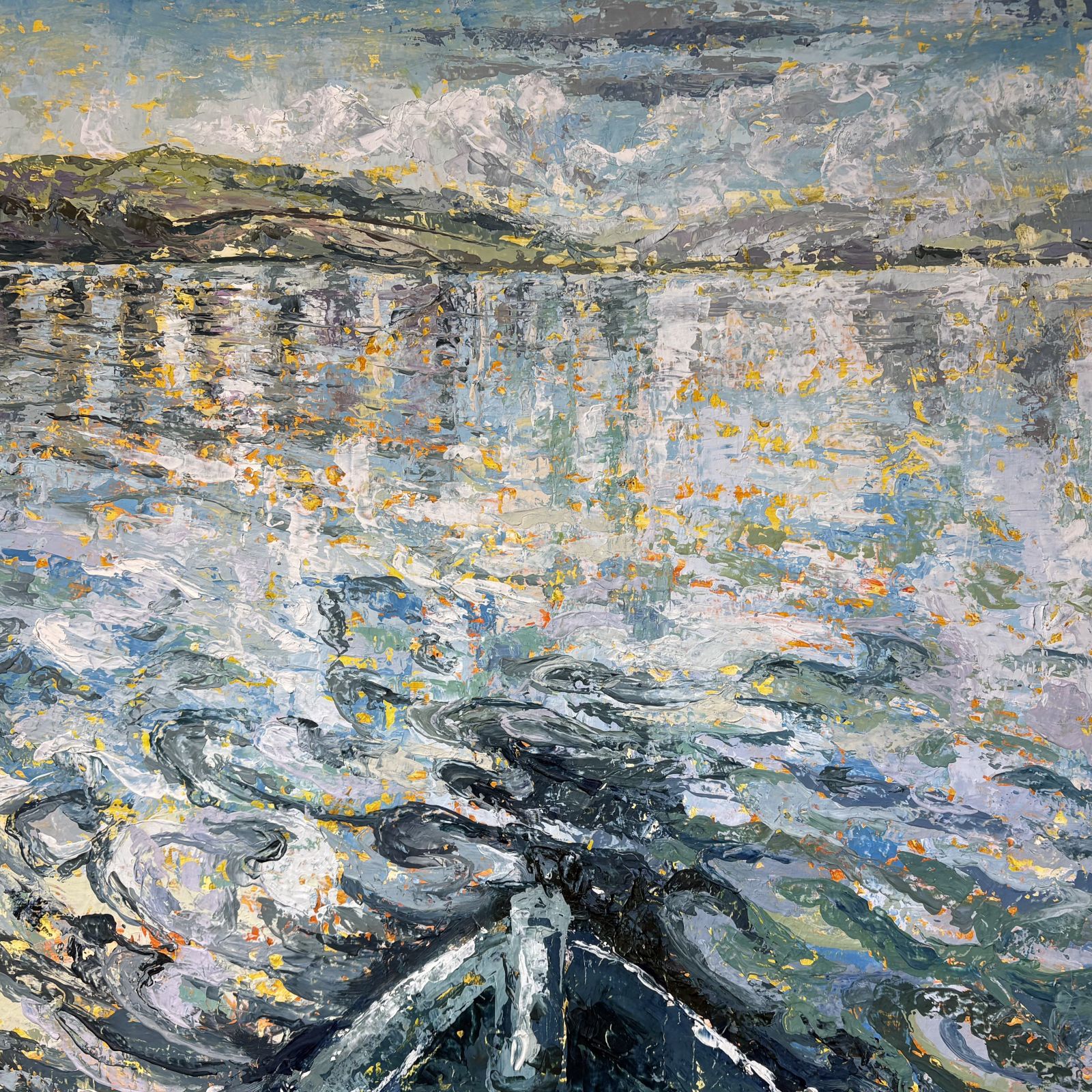 out-on-the-teign-oil-painting-voyage-art-4 River Teign Oil Painting