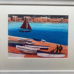 Sailing on the River Teign Painting