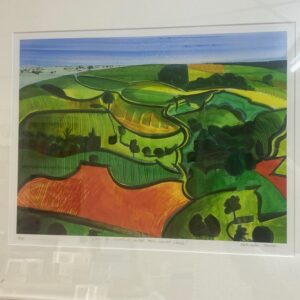 View of Charlecombe from Colway Cross Painting