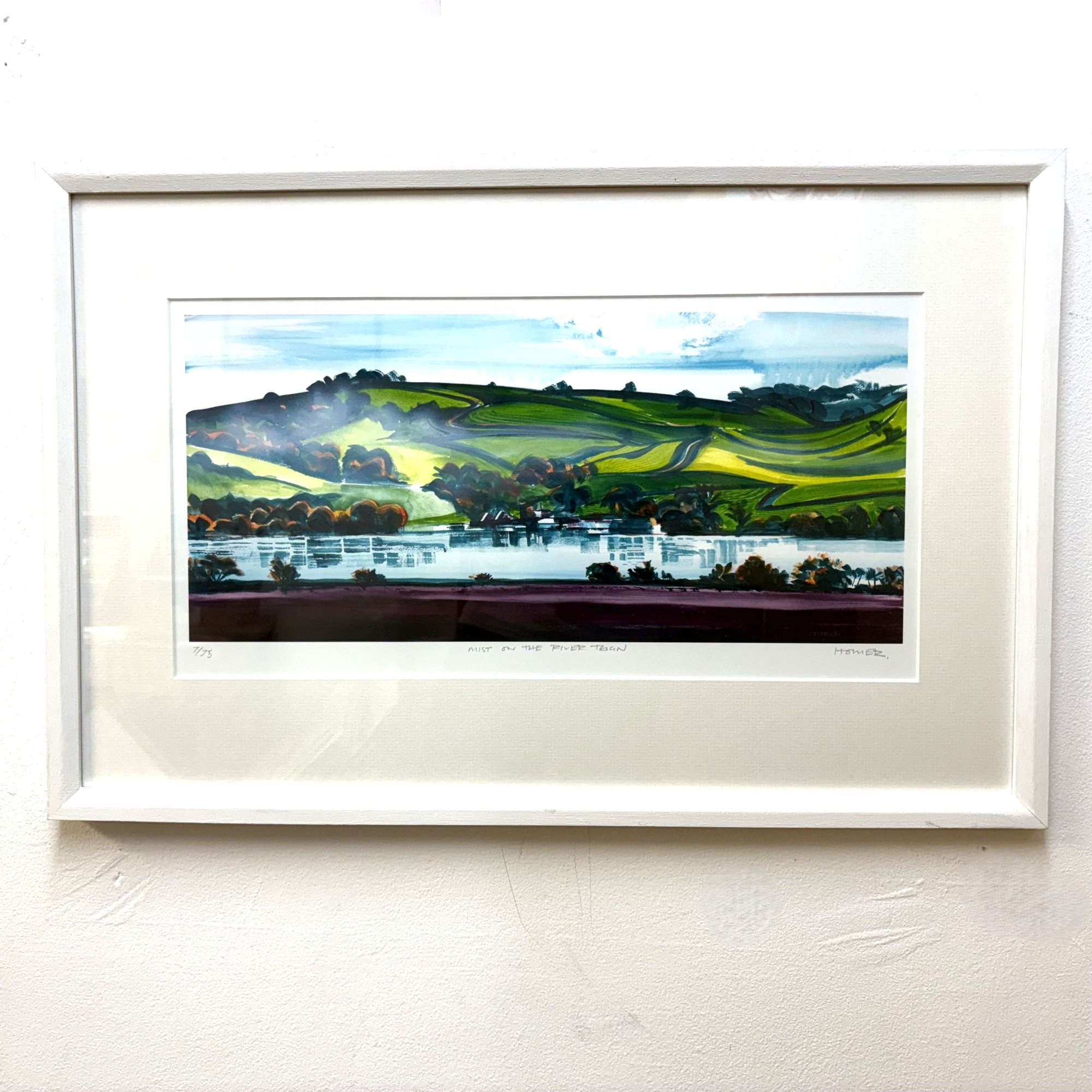 Mist on the River Teign Limted Print