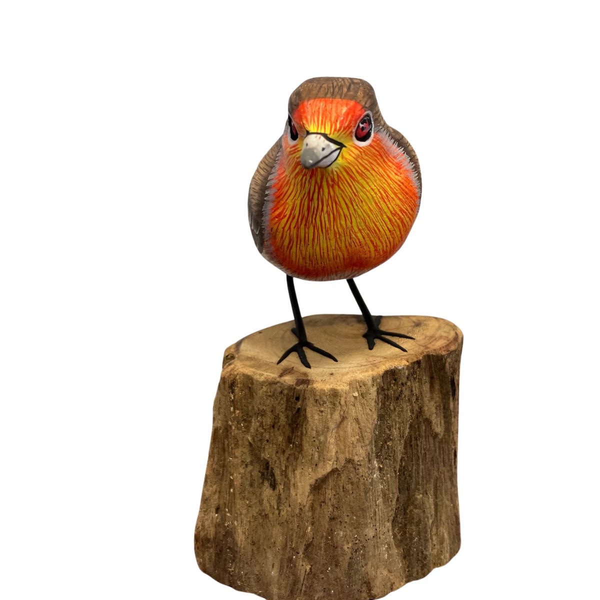 wooden-robin-onament-voyage-art-3 Front of Robin Onament