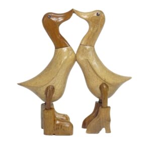 Kissing Wooden Duck