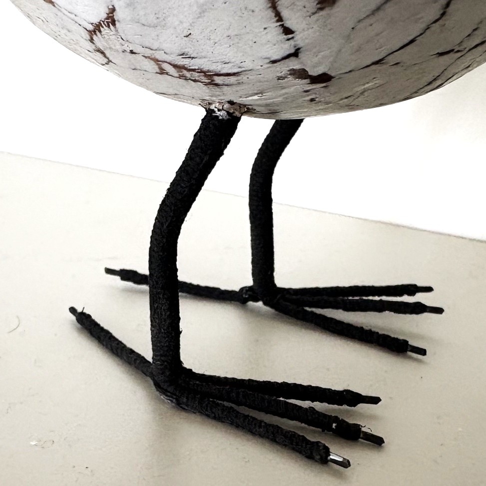Wooden Comical Seagull Ornament Legs