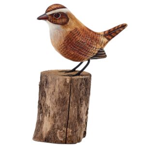 Wooden Wren Ornament
