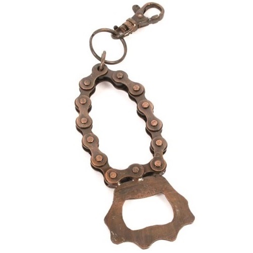 Bike Chain Metal Bottle Opener & Keyring