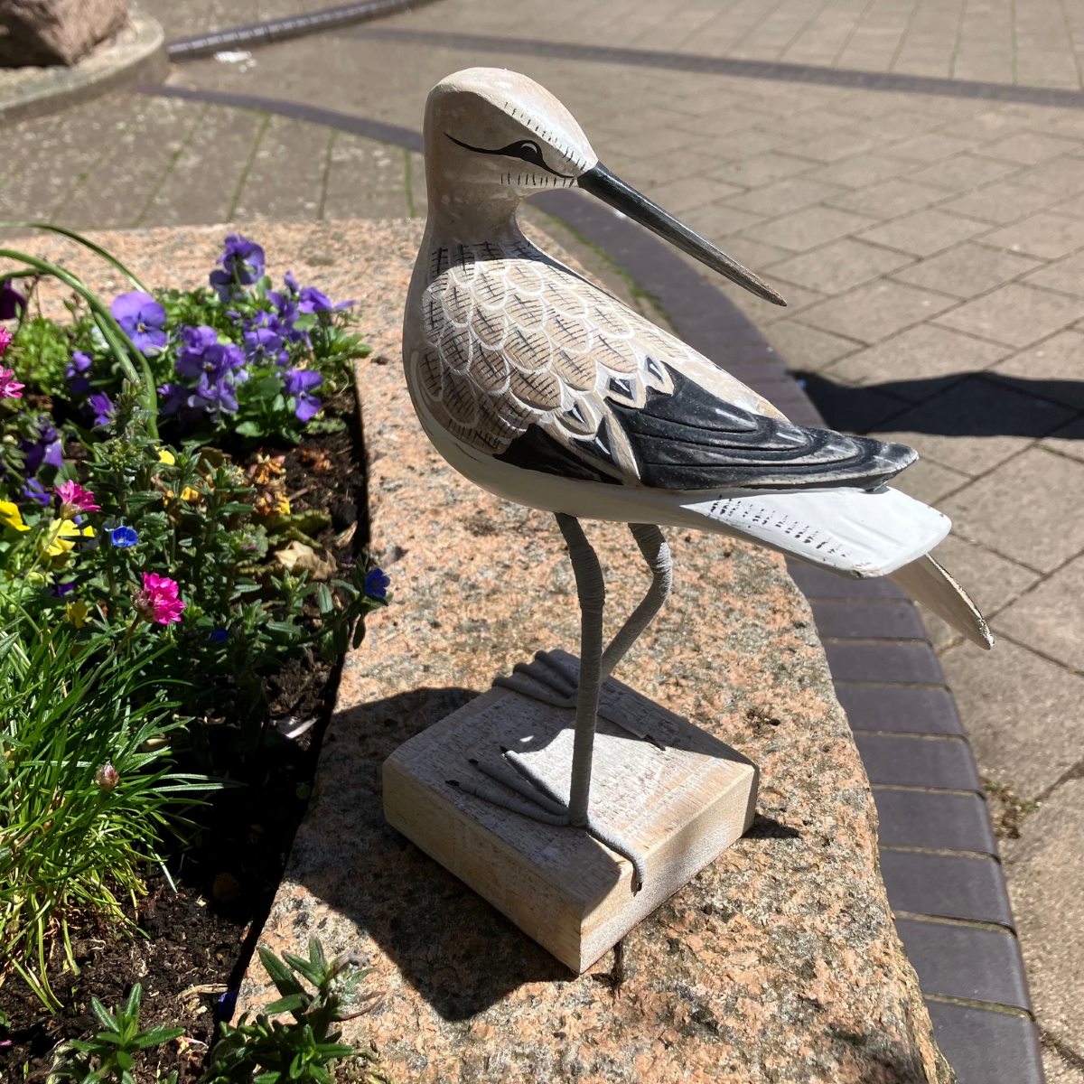 Godwit Wooden Ornament - Voyage Art