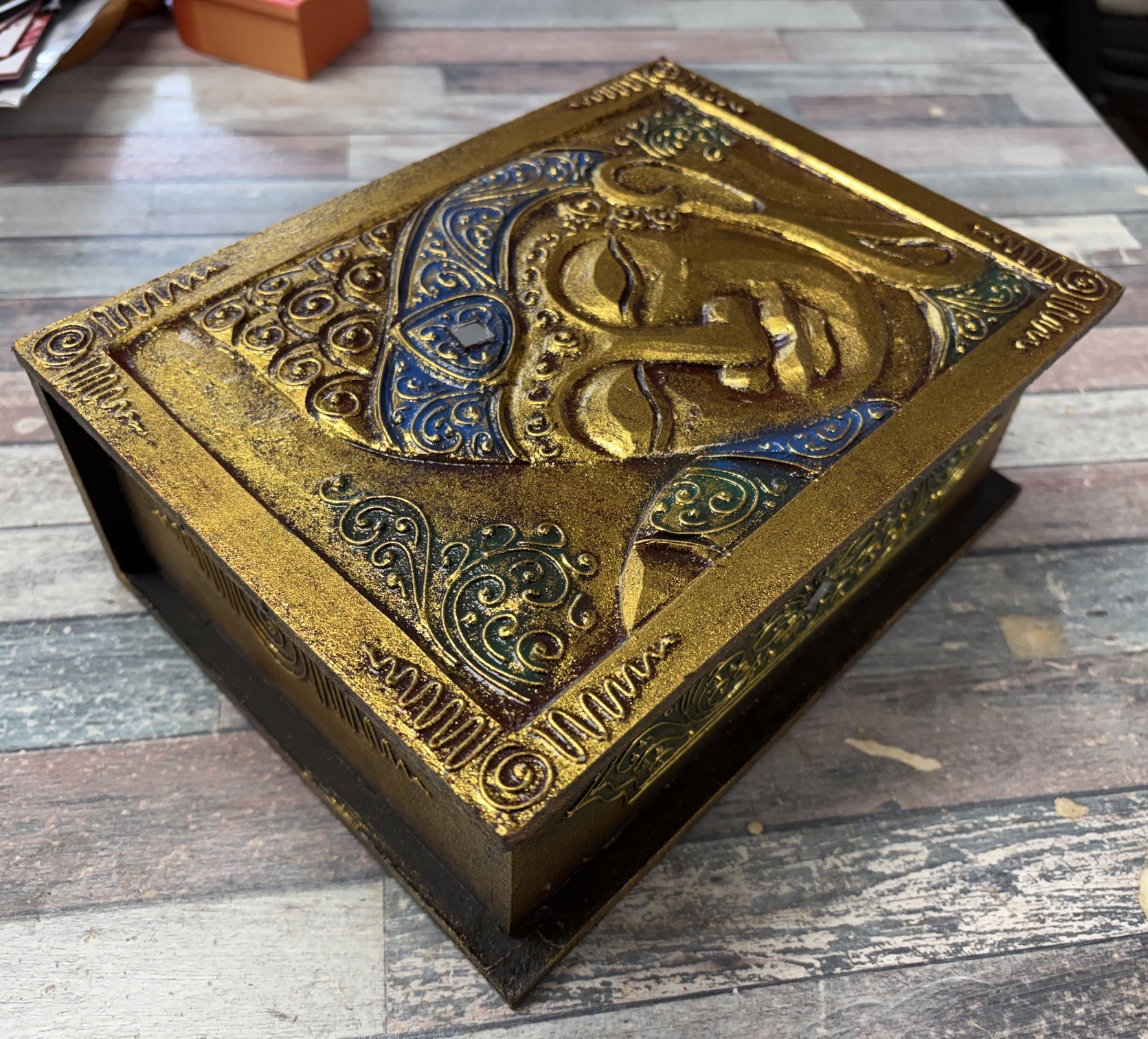Medium Golden Buddha Jewellery Box