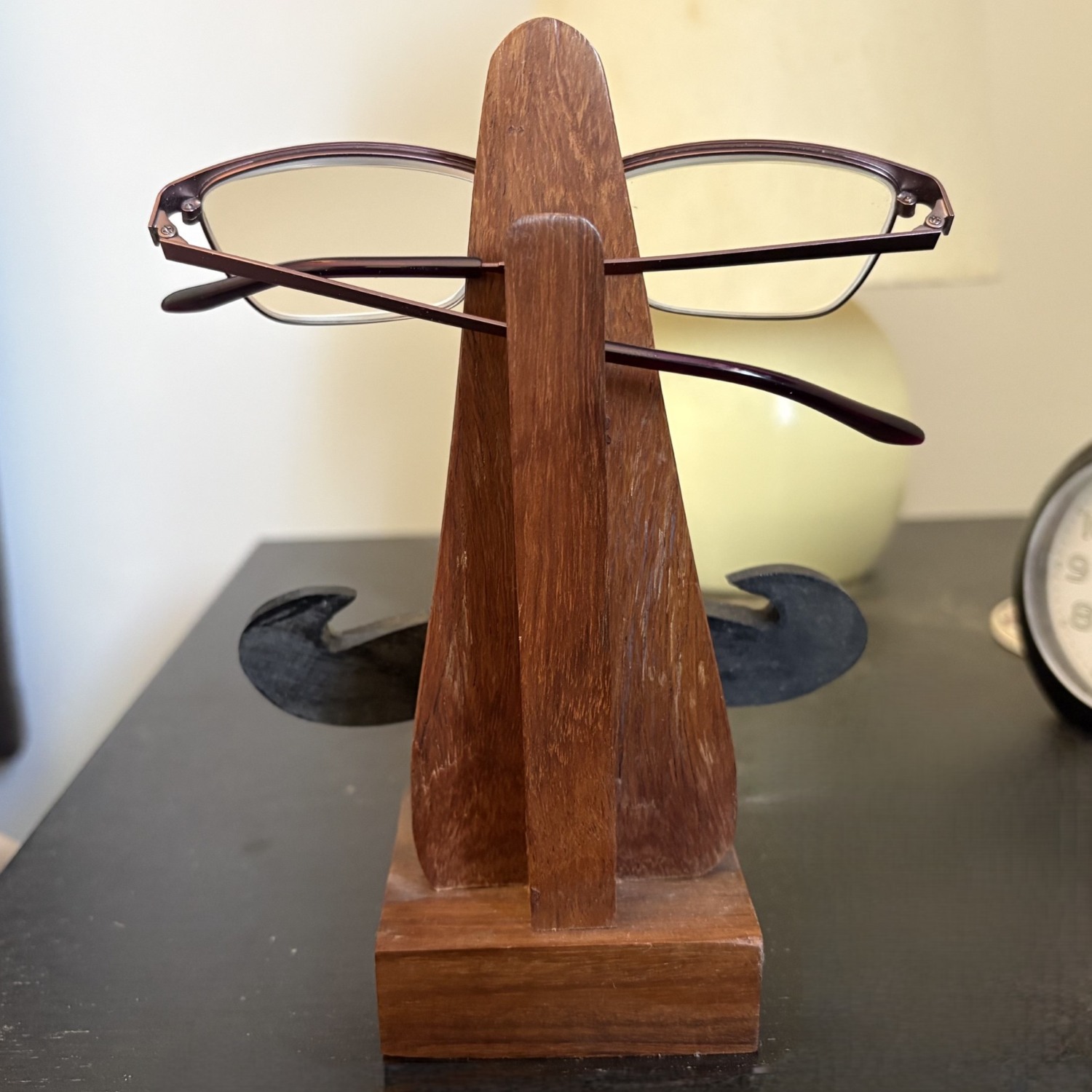Back of Men’s Moustache Glasses Holder Stand