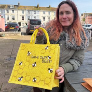 Save Our Bees Jute Bag