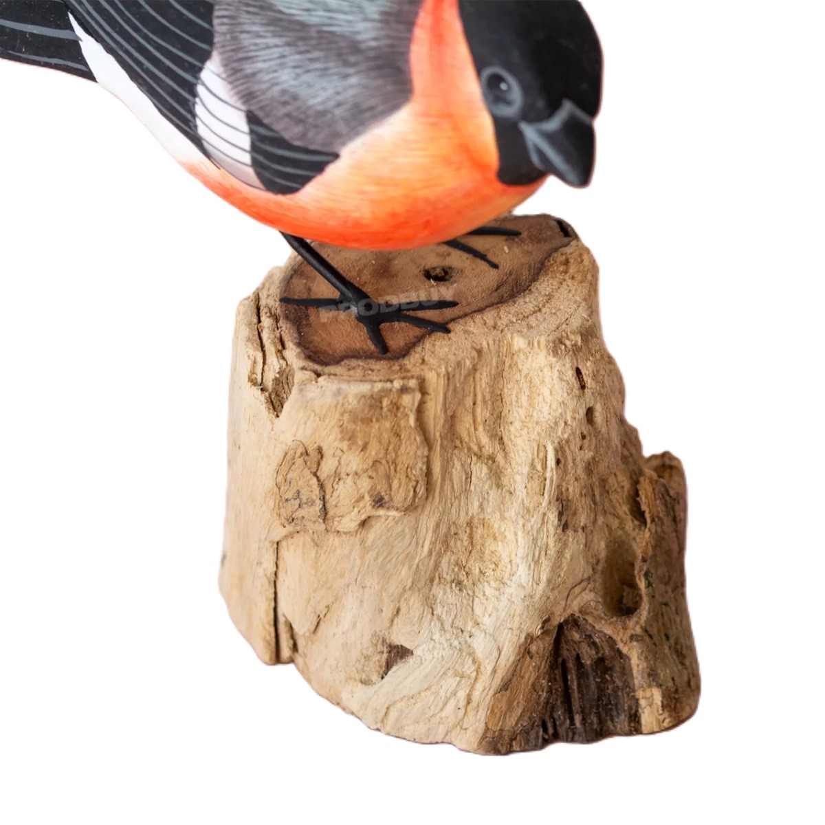 Wooden Bullfinch Ornament