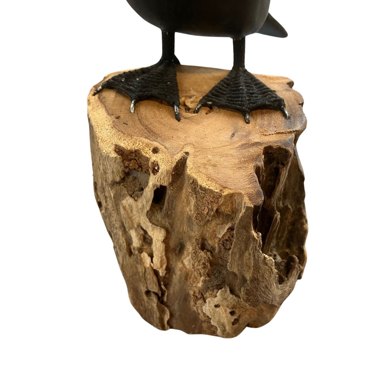 Wooden Cormorant Ornment Feet