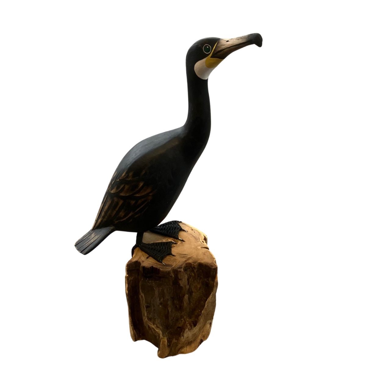 Wooden Cormorant Model
