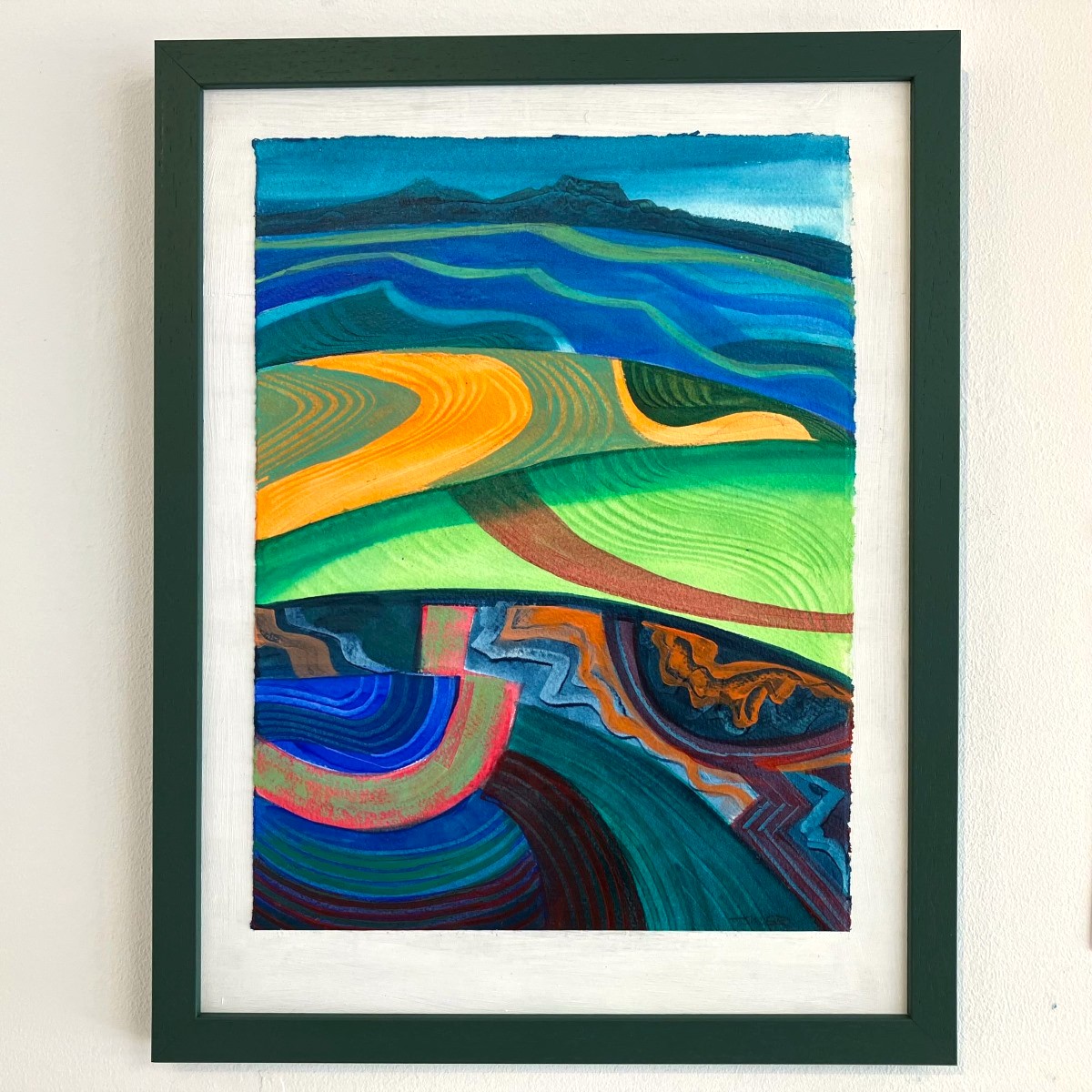 Dartmoor Pathways Acrylics Paintings