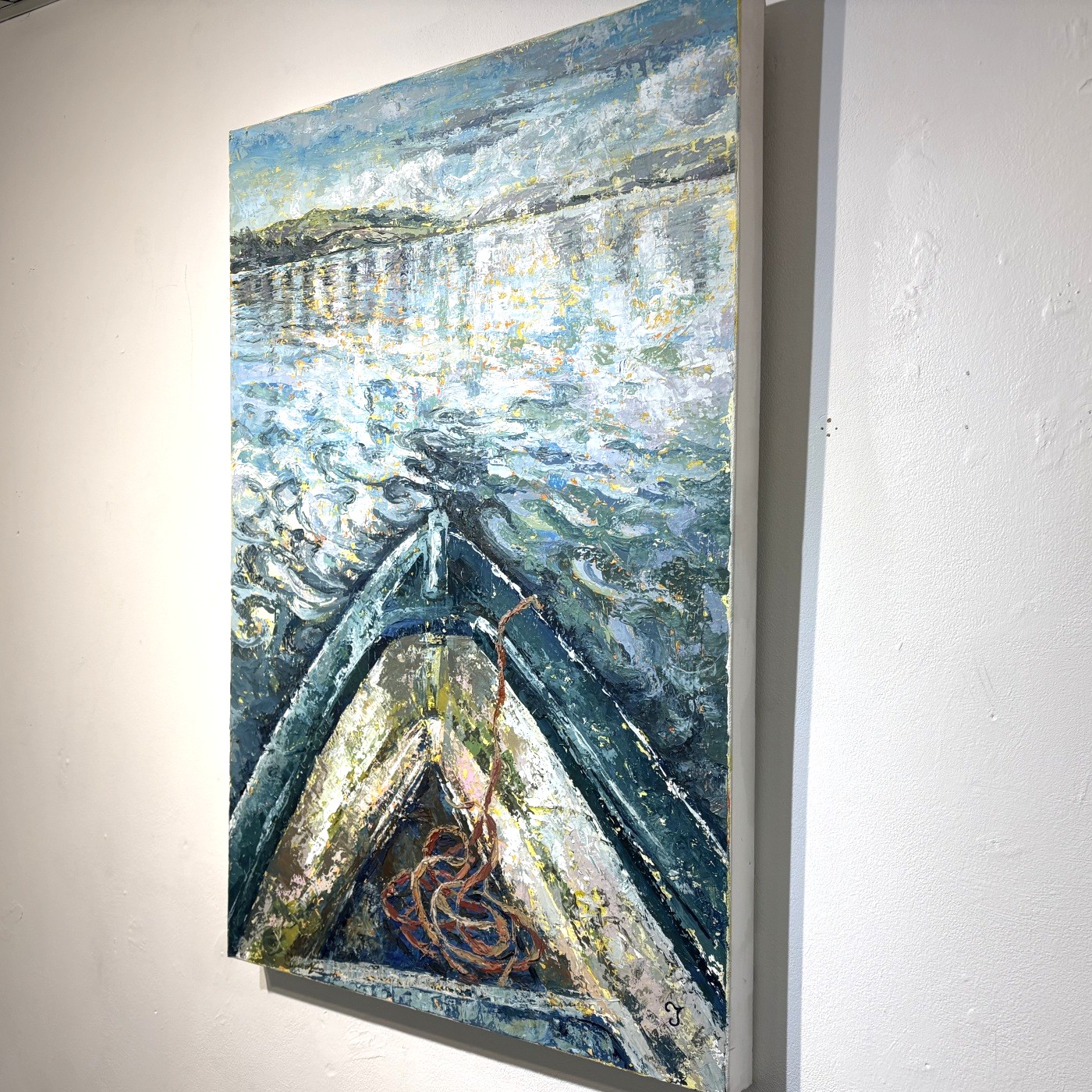 Out on the River Teign – Original Oil Painting