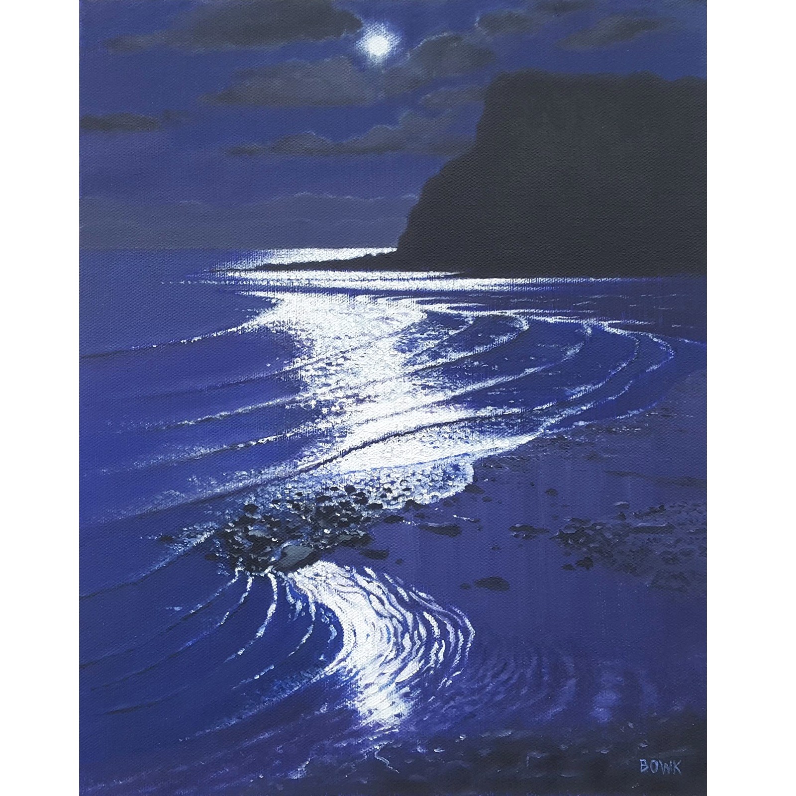 Midnight Blue Limited Print by Keith Bowcock