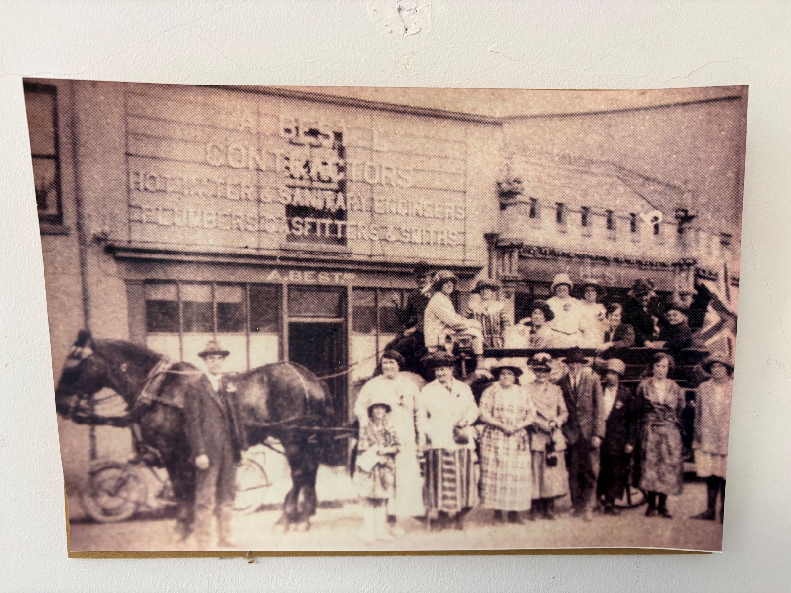 A. Best Ltd at 11 Somerset Place, Teignmouth around about 100 years ago