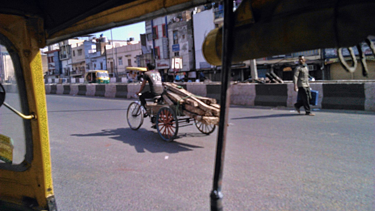 Indian Taxi Ride in New Delhi