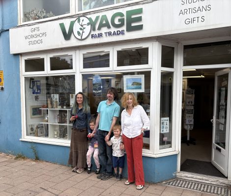 Teignmouth Family Business out Voyage Art, Teignmouth Shop